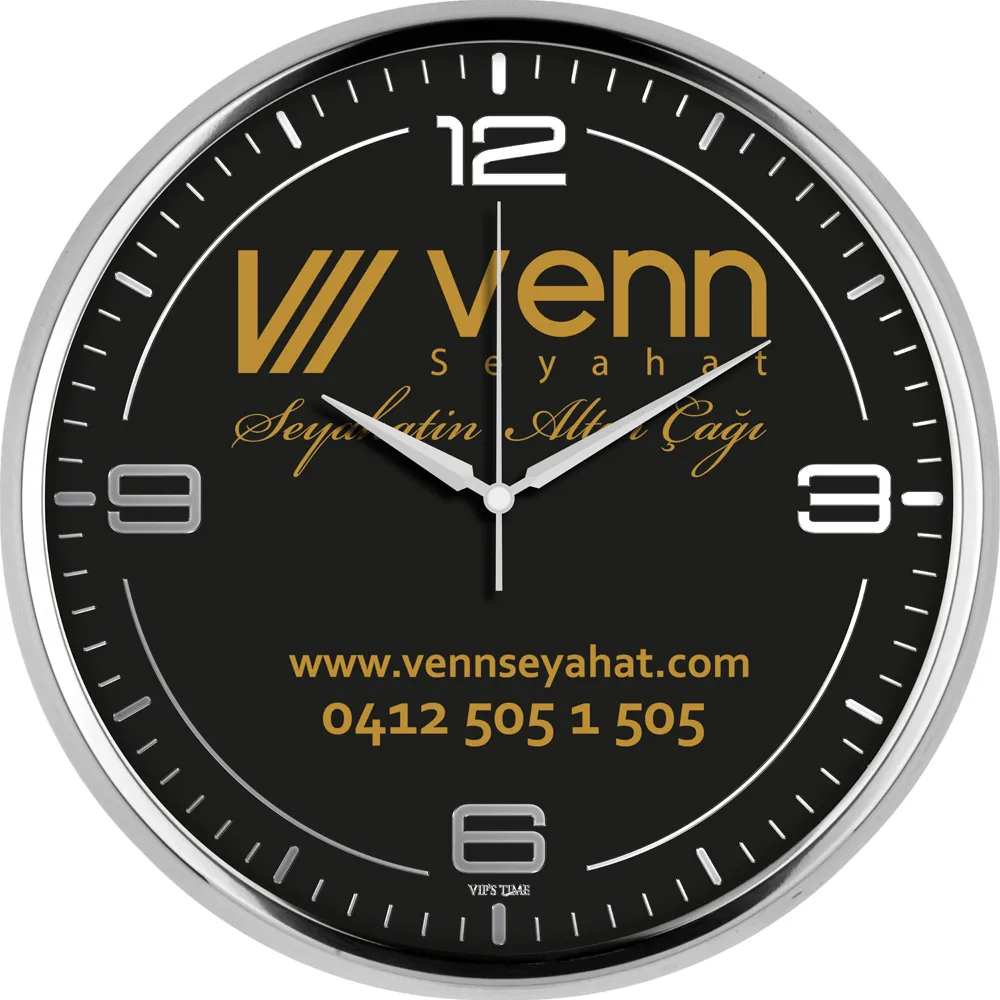 V30-950-GV Metal Duvar Saati