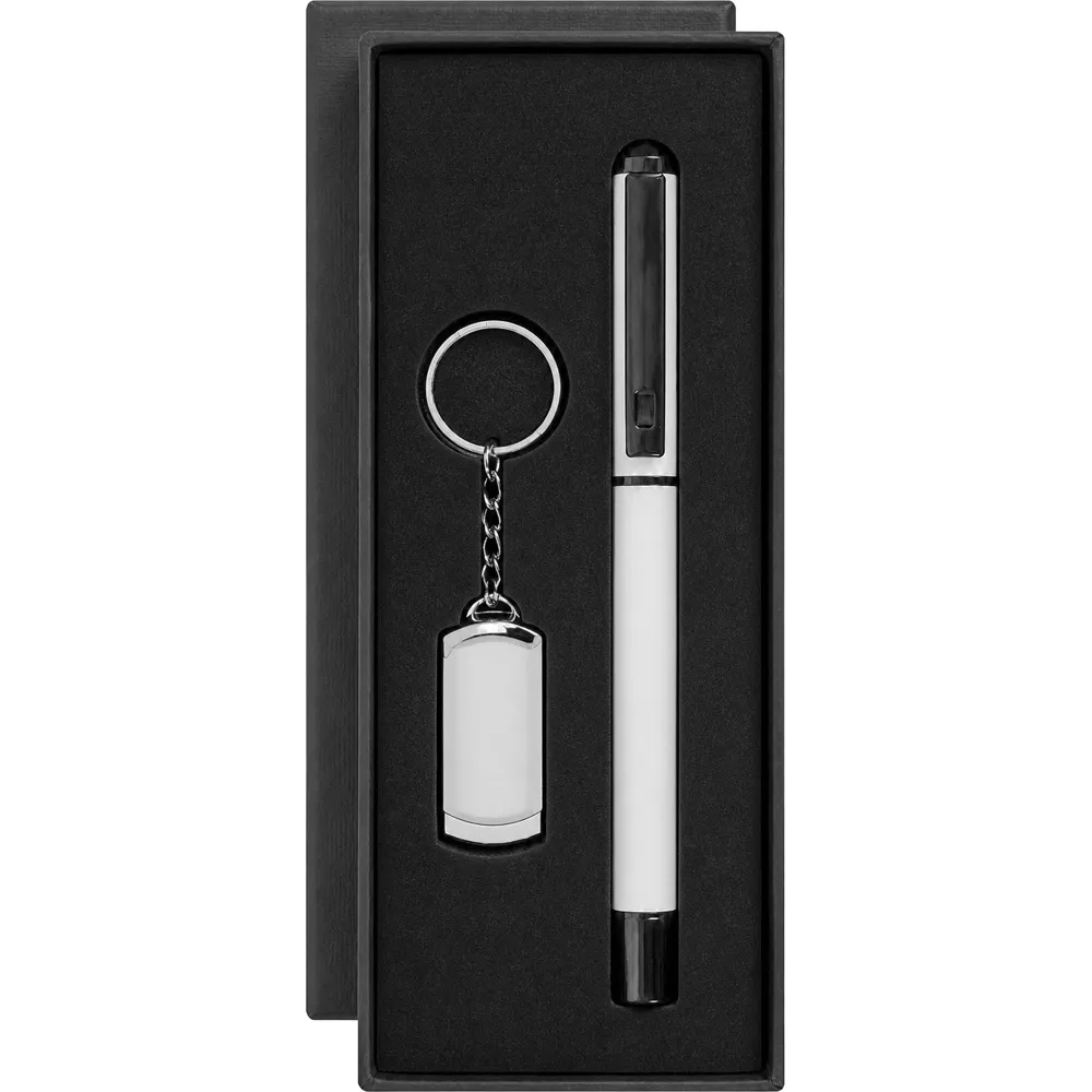 8210 Metal USB Bellek ve Kalem Seti