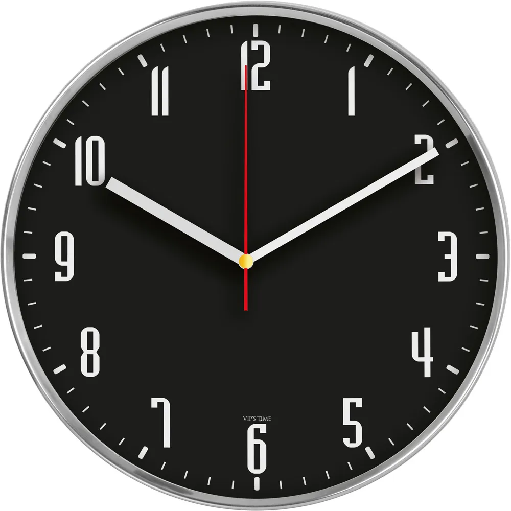 V30-930 Paslanmaz Metal Duvar Saati